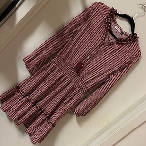 Cabana Life Burgundy Patterned Top